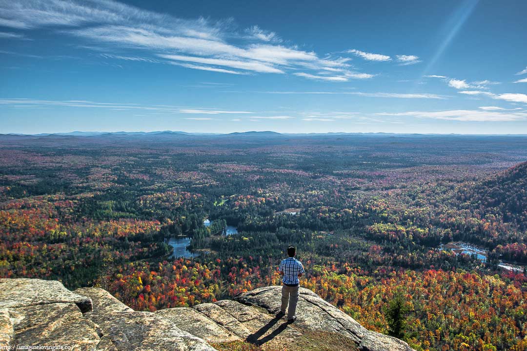 azure mountain fall foliage